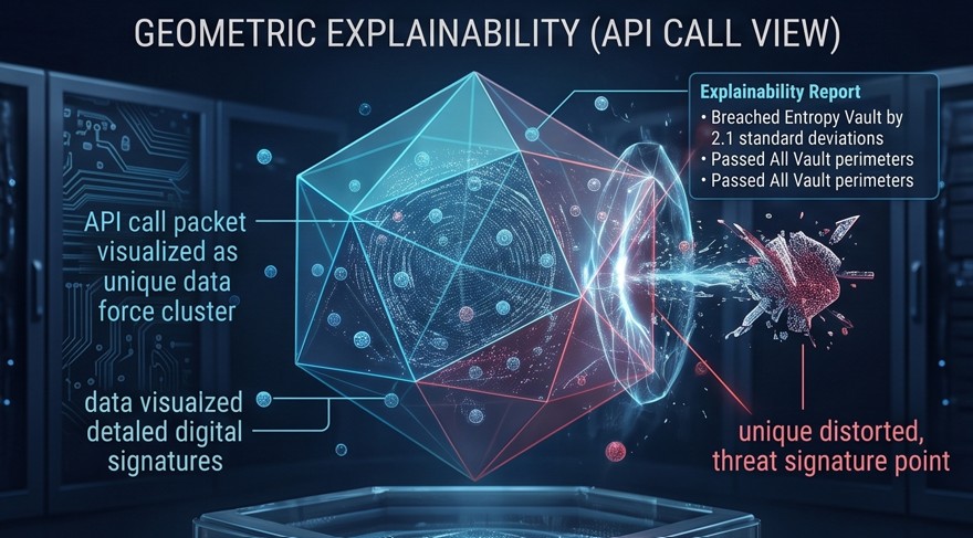 Geometric Explainability in API Response